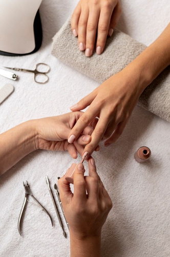 pedicure and manicure